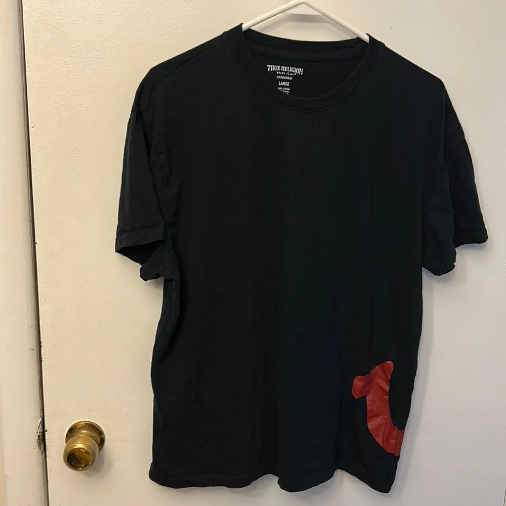 True Religion T-shirt Black Size Large